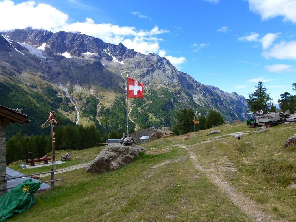 Haus Weideli, Dammstrasse 7 Villa Saas-Grund Exteriör bild